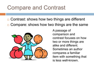Patterns Of Organization Compare Contrast Cause Effect | PPTX