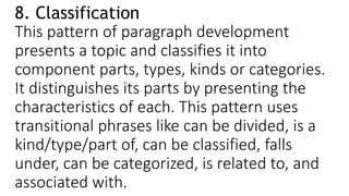 ENG.8 Patterns of Paragraph Development.pptx