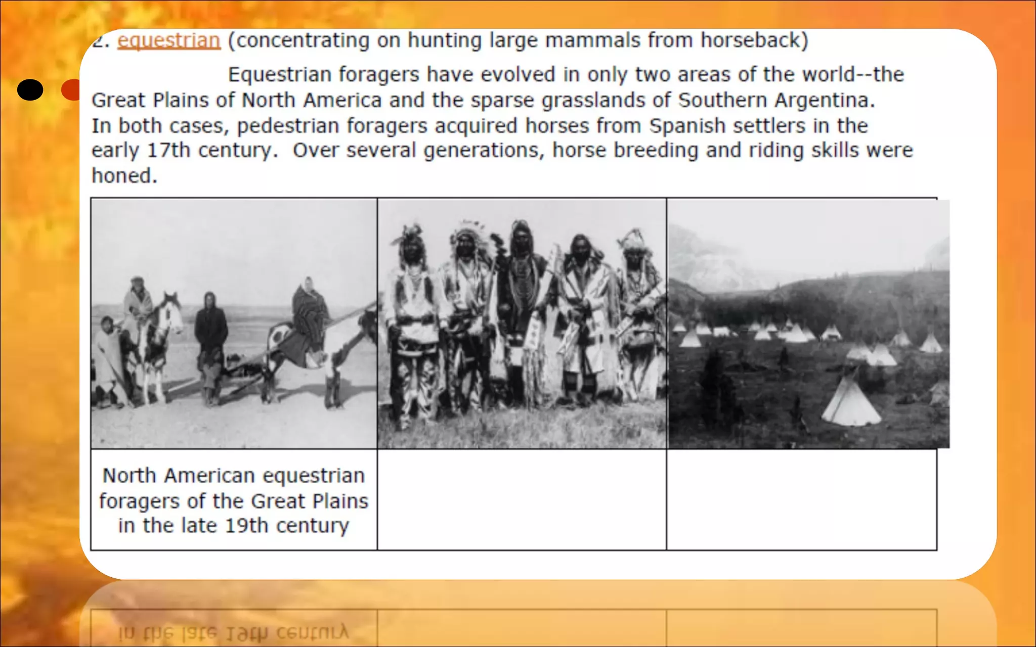 Patterns of subsistence PPT