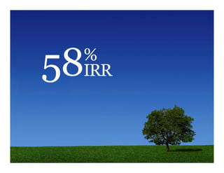 58
 %
 IRR
 