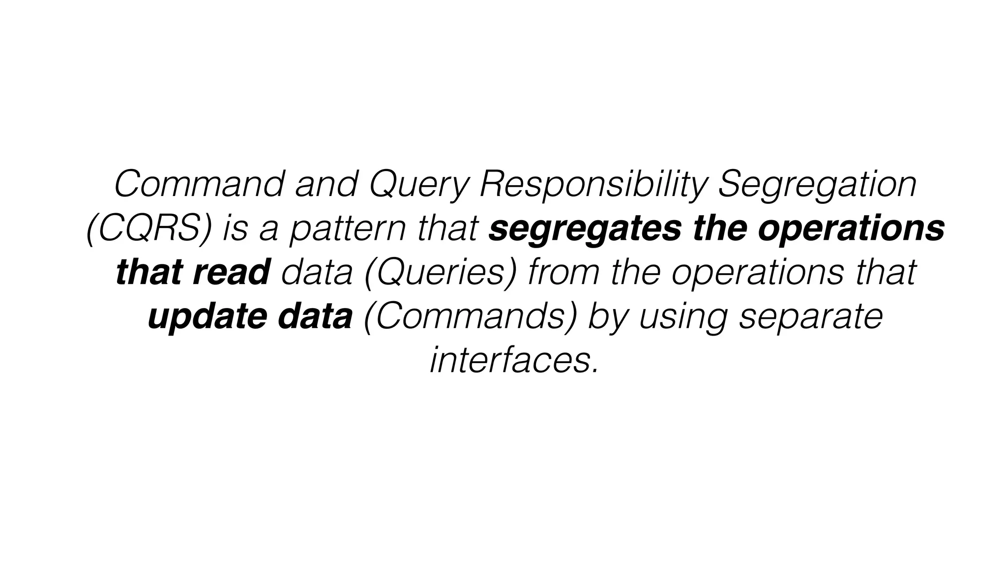 Presentation
Business Logic
DAO Data Storage
Updates / Queries
 