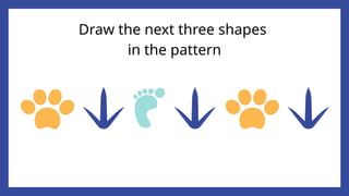 Shape Next In The Pattern Patterns Presentation (images, numbers, letters) | PPTX