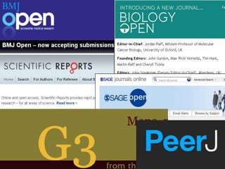 Open-access

megajournals

 