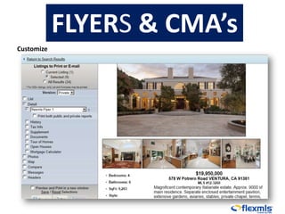 FLYERS & CMA’s
Customize
 