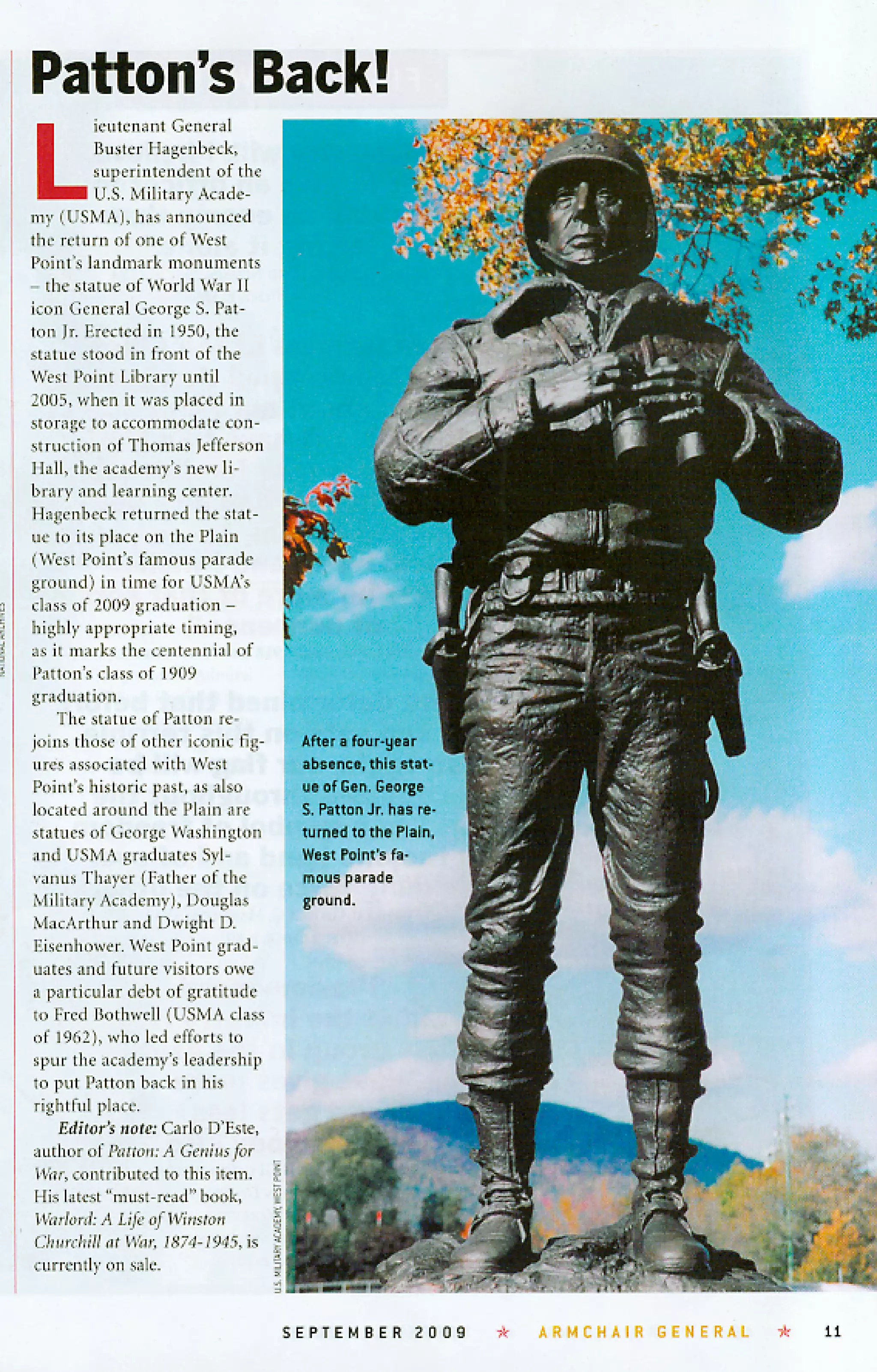 General Patton at West Point - 2009