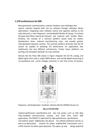 SOFTWARE DEFINED RADIO | DOCX