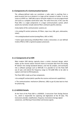 SOFTWARE DEFINED RADIO | DOCX