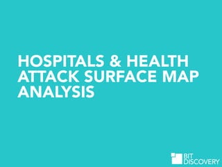 BIT
DISCOVERY
HOSPITALS & HEALTH
ATTACK SURFACE MAP


ANALYSIS
 