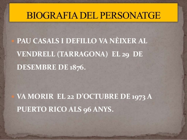 Resultado de imagen de pau casals