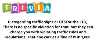 Classroom observation for traffic and road signs | PPTX