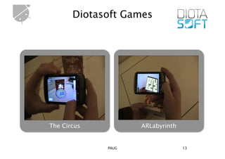 Diotasoft Games




The Circus          ARLabyrinth


             PAUG                 13
 