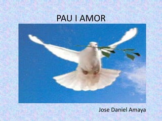 PAU I AMOR




        Jose Daniel Amaya
 