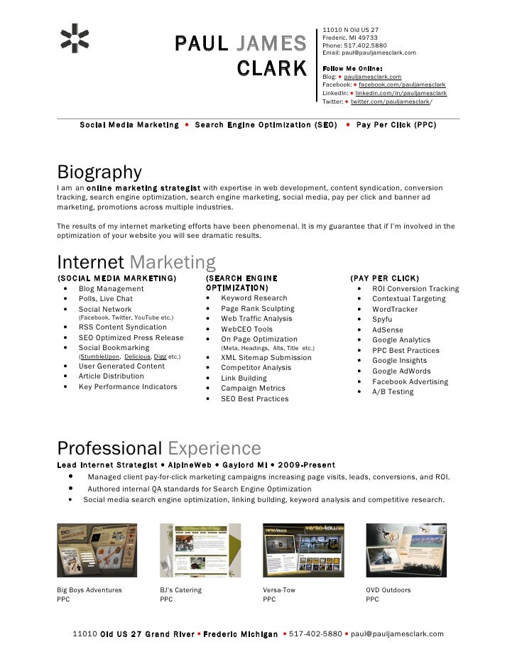paul clark social media resume 090730181256 phpapp01