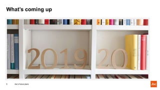 What’s coming up
Jisc’s future plans5
 