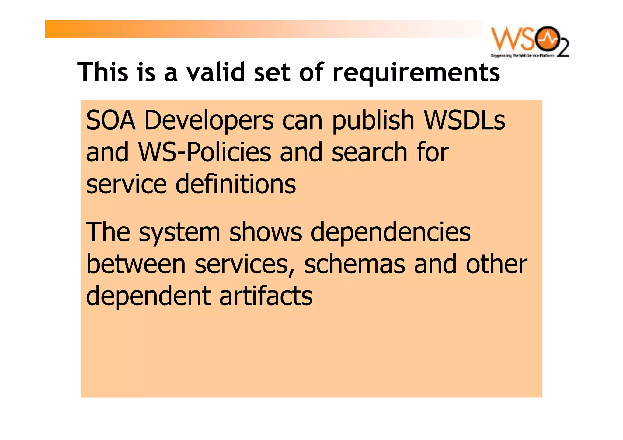 Paul Fremantle Restful SOA Registry