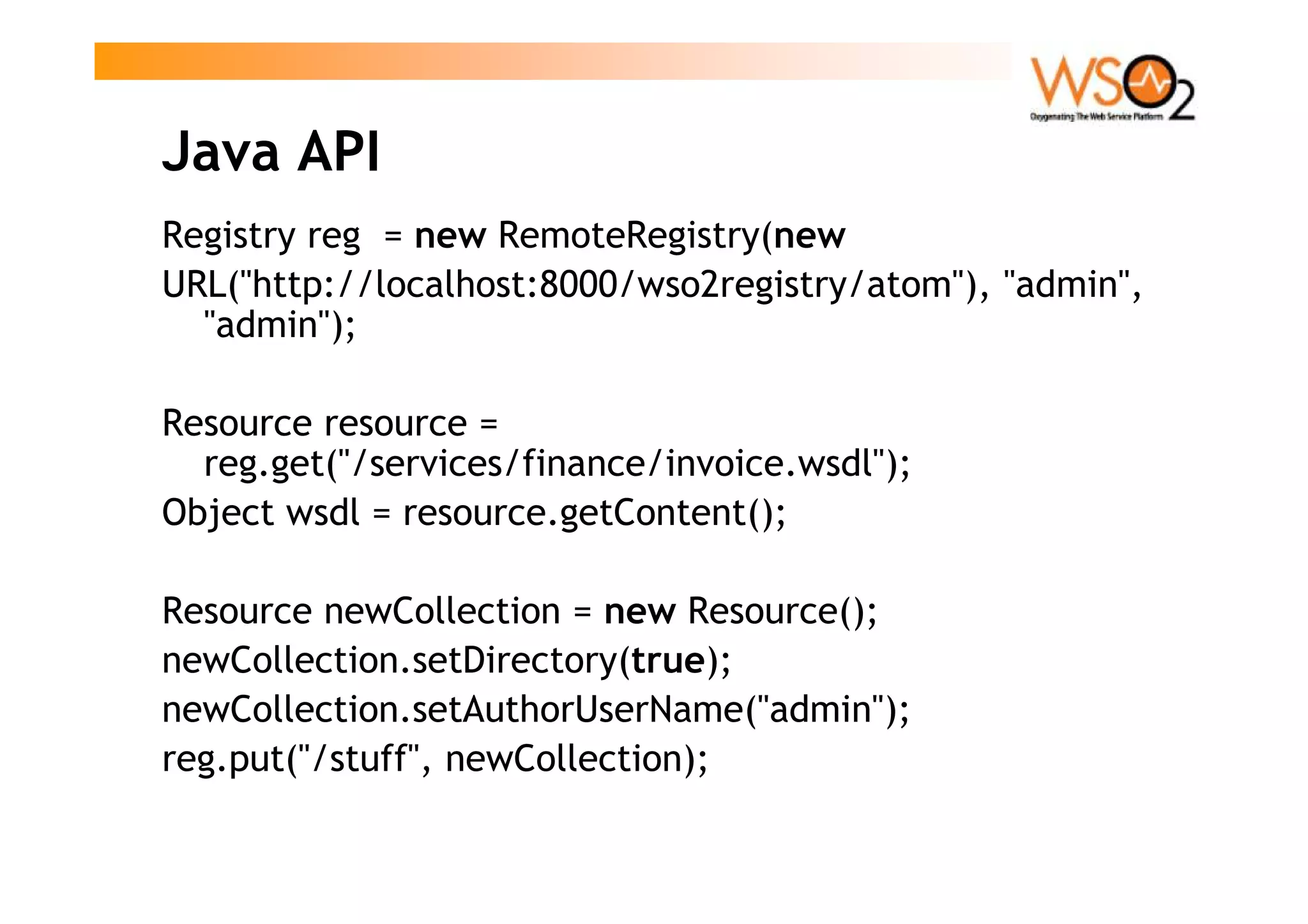Paul Fremantle Restful SOA Registry