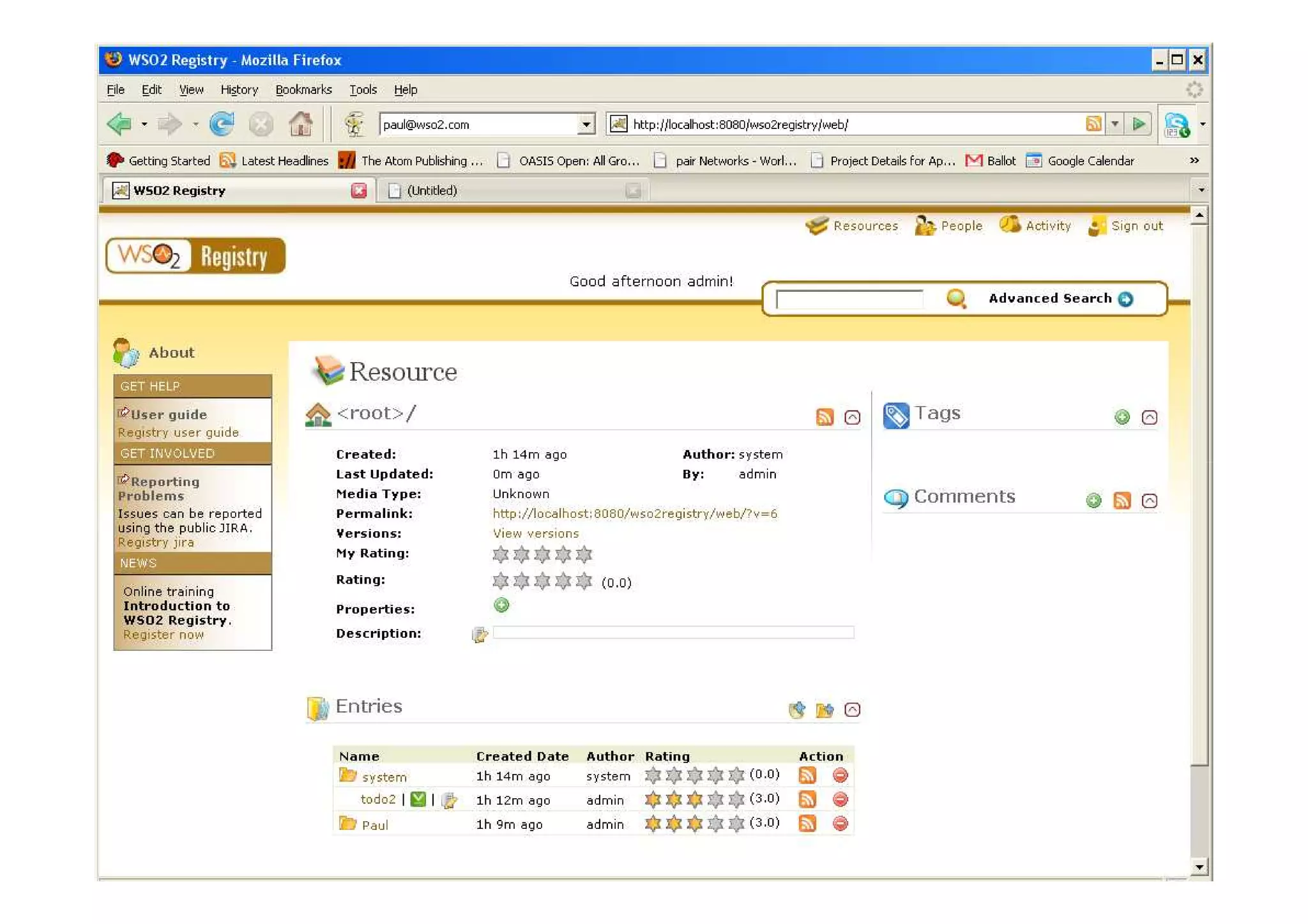 Paul Fremantle Restful SOA Registry