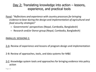 Overview of Workshop Objectives and Goals