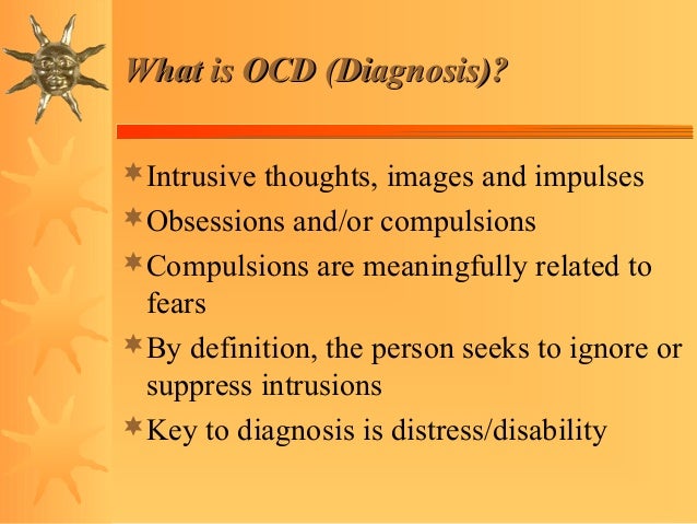 intrusive thoughts ocd