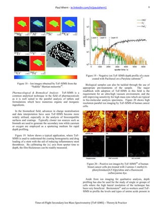Paul Ahern - Time of Flight Secondary Ion Mass Spectroscopy [ToF-SIMS ...