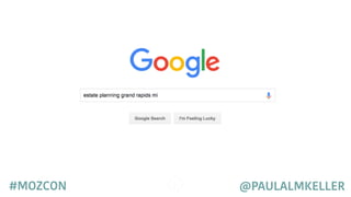 @PAULALMKELLER #MOZCON@PAULALMKELLER#MOZCON
 