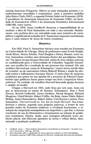 Samuelson Critique Paul anthony samuelson fundamentos da análise econômica (o | PDF