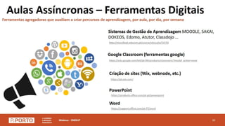 Webinar - Ensino a distância