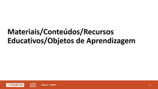 Webinar - Ensino a distância
