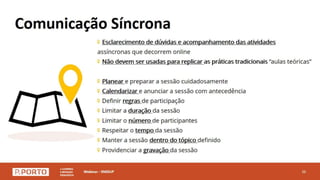Webinar - Ensino a distância