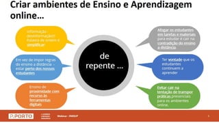 Webinar - Ensino a distância
