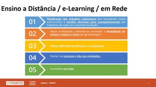 Webinar - Ensino a distância
