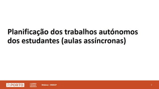 Webinar - Ensino a distância