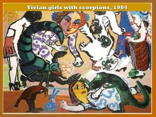 Vivian girls with scorpions, 1984Vivian girls with scorpions, 1984
 