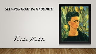 SELF-PORTRAIT WITH BONITO
 