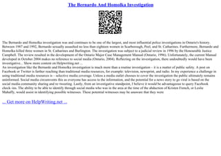 Paul Bernardo &Amp; Karla Homolka | PPT