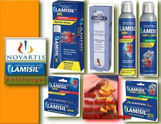 A n t i f u n g a l
Stop
The Burn and
Itch of
Foot & Jock Fungus
 