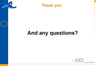 14
Thank you
And any questions?
 