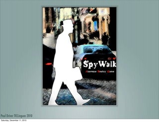 Paul Driver TICLinguas 2010
Saturday, December 11, 2010
 