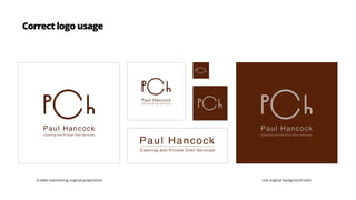Correct logo usage
Scalate maintaining original proportions Use original background color
 