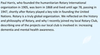 Rotary Founder Stoic Quotes from Paul Harris, Founder of Rotary International | PDF