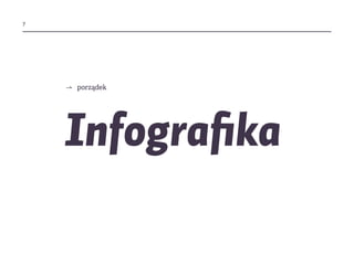 ?
⇀ porządek
Infografika
 