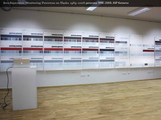 Dyplomy pracowni Informacji Wizualnej | Anna Kopaczewska, Monitoring powietrza na Śląsku, 2008
 