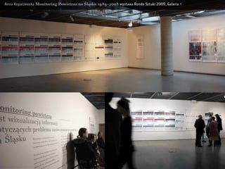 Dyplomy pracowni Informacji Wizualnej | Anna Kopaczewska, Monitoring powietrza na Śląsku, 2008
 