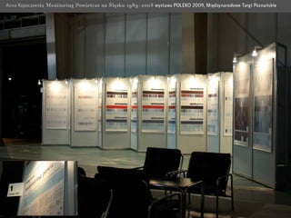 Dyplomy pracowni Informacji Wizualnej | Anna Kopaczewska, Monitoring powietrza na Śląsku, 2008
 