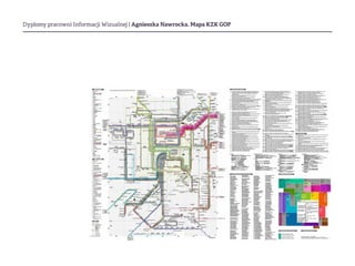 Dyplomy pracowni Informacji Wizualnej | Agnieszka Nawrocka, Mapa KZK GOP
 