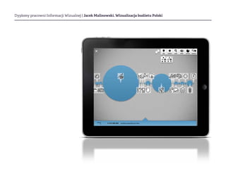 Dyplomy pracowni Informacji Wizualnej | Jacek Malinowski, Wizualizacja budżetu Polski
 