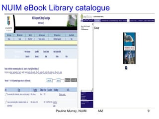 NUIM eBook Library catalogue 