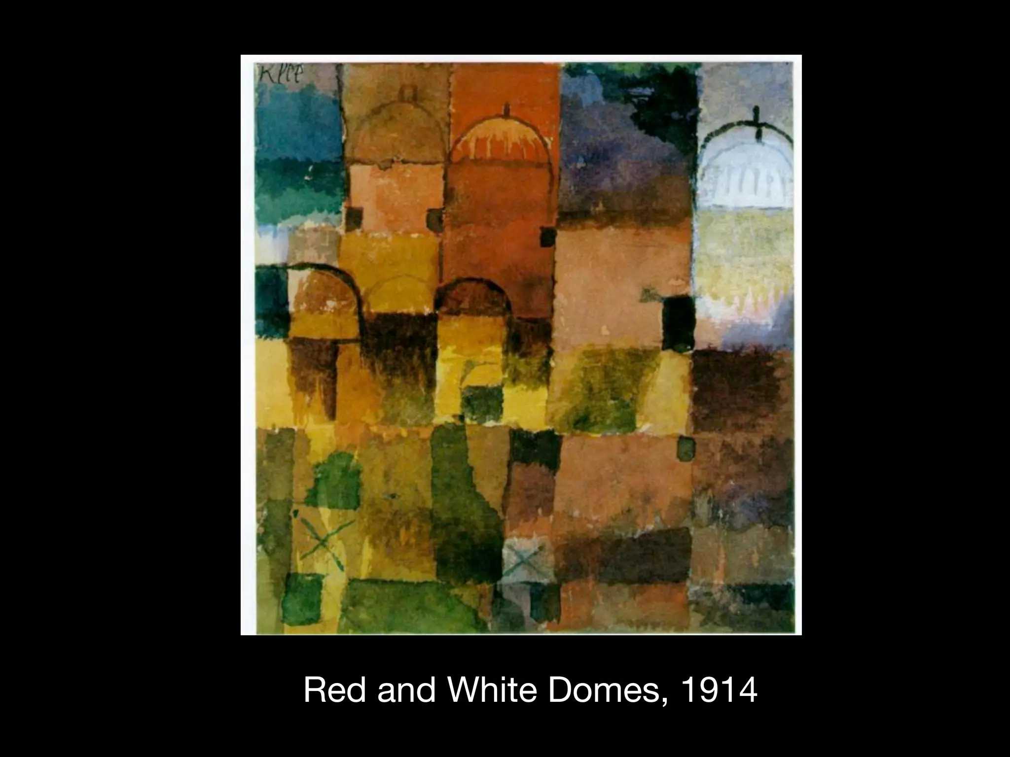 Red and White Domes, 1914
 