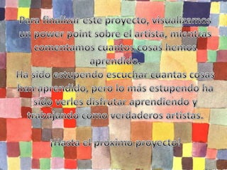 Proyecto Paul klee