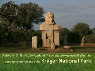 Paul Kruger - Voortrekker, Commando and Conservationist